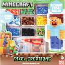 Minecraft Pixel Creations Bead Kit 2500 Beads with Pegboards & Templates Build Characters & Tools from, Encourages Hands-on STEM-Based Play Craft Set for Kids Ages 6+