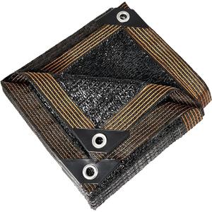 Black Shade Cloth, FT Sun Shade Net with Grommets, Garden Sunblock Shade Cloth Shading for Greenhouse, Plant, Pergola, and Backyard Patio