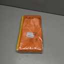 16 Pack Orange Plastic Tablecloth for Rectangle Tables, Premium Decorative Orange Disposable Table Cloths for Parties, Rectangle Party Table Cover for Birthday Fall Thanksgiving Graduation, 54x108Inch