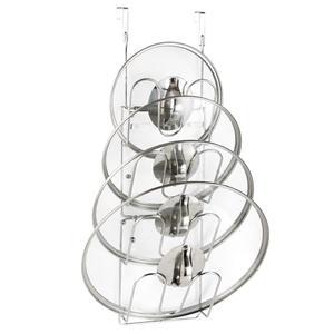 YQh The-Cabinet Pot Lid Organizer,Door Mounted Pot cover rack,Pot Lid Storage,Cabinet-Hanging Type Pot Lid Rack,304 stainless steel Pot cover support in kitchen, cabinet and food cabinet