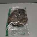 Kaneles Mens Brown Wig Short Straight Men Wigs Synthetic Wig Realistic Natural Middle Part Wigs for Men (Brown)