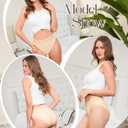RHYFF Womens Underwear Cotton Bikini Panties High Cut Lace Panty Stretch Hipster Underpants Ladies Briefs (Beige, XL)