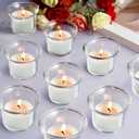 Tealight Candle Holder Set of 24,Votive Candle Holder,Clear Glass Candle Holders,Tea Light Holders Bulk for Wedding Birthday Party Dinner Home Decor