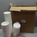 80 Packs Hot Chocolate Cups Bulk Hot Cocoa Bar Supplies Christmas Disposable Coffee Cups with Lids Sleeves 14 oz Christmas Chocolate Cup Beverage Brewed Cup for Party(Pink,Cute Style)