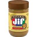 Jif Natural Creamy Peanut Butter Spread and Honey  Contains 80% Peanuts, 16 Ounces (EXP 01/22/26)
