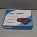 Memory Foam Seat Chair Cushion for Relieves Back Sciatica Pain Tailbone Pain Coccyx Degenerating Disc Orthopedic Osteoarthritis Prostate Cushion Low Back Pain Cushion Hip Shaping (Dark Gray)