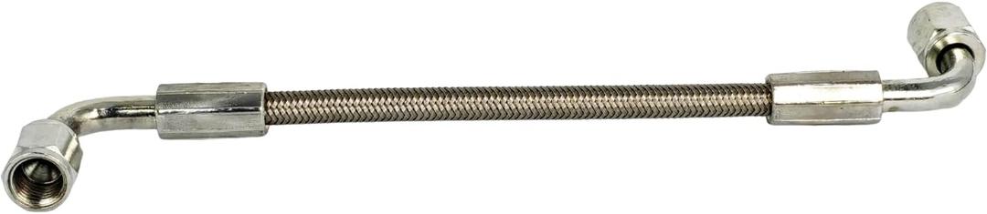 XYZIL Driven Diesel Heavy Duty Braided Vacuum Pump Oil Supply Hose DD-59L-VPOL Compatible with Ram 2500 3500 98.5-02 Pickup Truck Compatible with Cummins Diesel 5.9 24V Engine