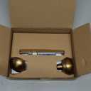 Mortise Lock Set for Interior Door, Vintage Antique Brass Door Knobs with Lock and Skeleton Key, Replacing Old Style Doors