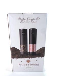 Electric Grinder Set Salt & Pepper One-Touch Grinding