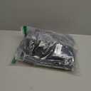 PARTISKY Black Polyester Table Skirt for Rectangle Tables 12ft, Wrinkle Resistant Pleated Ruffle Table Cloth for Banquet Wedding Trade Baby Shower Display Gift Dining Table (144" x 144" (Rectangle))