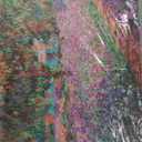 Irises in Monet's Garden, 1900 by Claude Monet - Large Canvas Art Wall Decor Painting Print Framed -32" x 48"