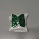 2 x 4" Glitter Sparkly Christmas Green Sequin Hair Bows Clips for Toddler Girls St Patrick's Day Easter Mardi Gras Birthday Wedding Holiday Party Dress Outfit Decor Accessory Gift