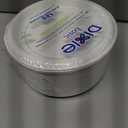 Dixie Basic Basic Paper Dinnerware, Plates, White, 8.5" Diameter, 125/Pack