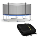 Total Tactic TW10022 16 ft. Trampoline Safety Replacement Protection Enclosure Net
