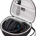 LTGEM Case Compatible with Sony MDR7506 Professional Large Diaphragm Headphone, Black+Grey(Case Only)