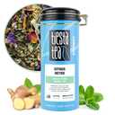 Tiesta Tea - Ginger Citrus Herbal Loose Leaf Tea | Lemon Ginger with Mint and Chamomile, Caffeine-Free, Hot or Iced, Refillable Tin, Makes Up to 50 Cups, 3 Ounce (EXP 01/29/27)