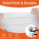 8 Gallon Code H Heavy Duty Trash Bags 1.2 Mil Heavy Duty | Reliable1st Compatible with simpleman Code H | White Drawstring (50 Count) 8 Gallon | 30-40 Liter