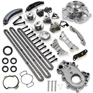 3.6 Timing Chain Kit w/Water Pump Oil Pump for 2.8L 3.0L 3.6L Chevy Equinox Malibu Traverse GMC Acadia Cadillac CTS SRX Buick Enclave V6 Engine engine timing set Replace # 9-0753S 9-0753sx