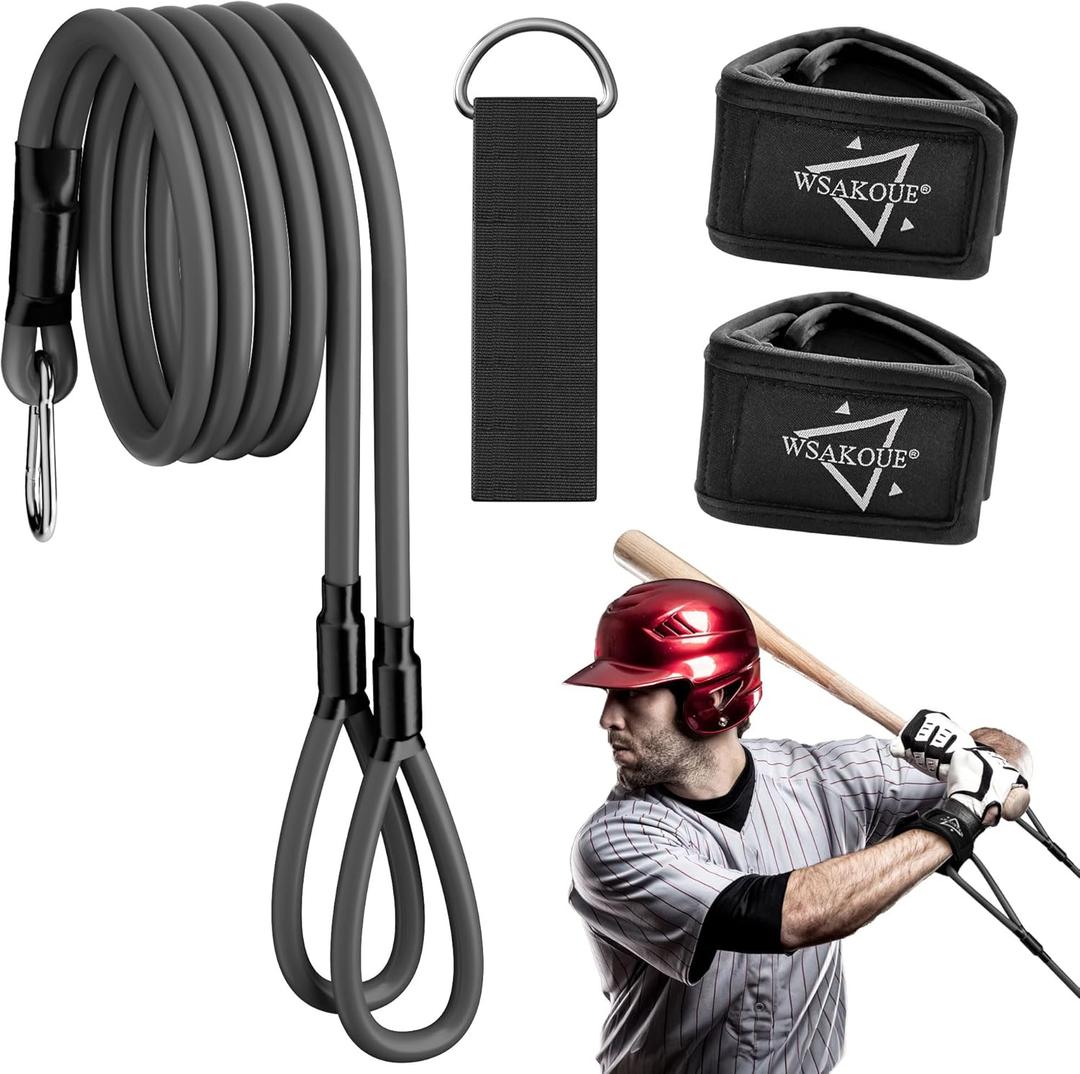 Baseball Band Resistance Band for Pitchers, Arm Trainer for Throwing Training (Grey)