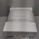 Coastal Glass Table Lamps for Living Room, 26" Table Lamps with USB A+C Ports & AC Outlet, Touch Control Bedside Nightstand Lamp with Crystal Night Light for End Table Office Desk Blue(Bulbs Included)