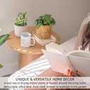 BASE ROOTS Mushroom Planter, Speckled Terracotta, Indoor/Outdoor, Holds Small Plants