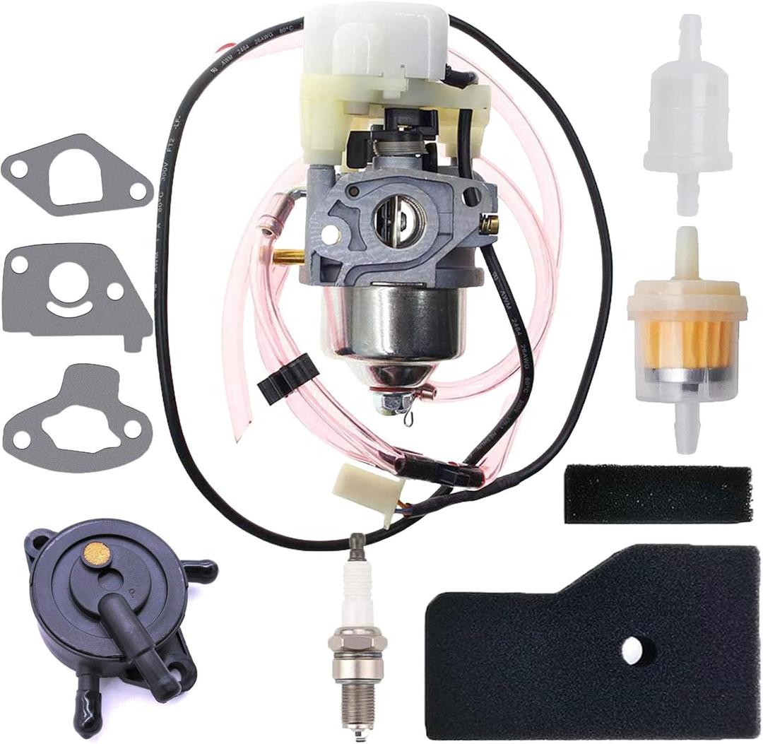EU2000I Carburetor for Honda EB2000i EB2000I EB2000IT1 EU2000IK1 BF30E B/D/E Carb with Air Filter Spark Plug Gasket Fuel Line Fuel Pump Kit - 16100-Z0D-D03 16100-Z0D-D01 Carburetor