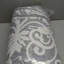 Amazon Basics King Size Ultra-Soft Lightweight Microfiber Reversible 3-Piece Bedding Comforter Set, Gray Medallion