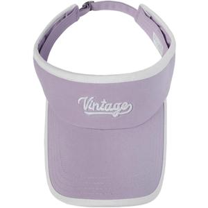 Sport Visors Sun Hat Vintage Letter Print Visors Empty Top Baseball Cap Outdoor Golf Tennis Adjustable for Women Men (Purple)