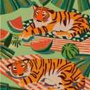 Jigsaw Puzzles for Adults 1000 Pieces, Summer Tiger Puzzle, Colorful as Home Wall Decor for Family Challenging Games