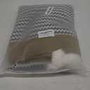 Grey Striped Throw Blanket with Tassels, Knitted Soft Boho Blanket for Couch, Sofa, Bed & Living Room - All Seasons (47.5x60 Inch)