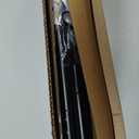AIZESI 41-144 Inch Heavy Duty Black Tension Curtain Rod - No Drilling, Adjustable, Rust-Resistant for Outdoor, Living Room, Window, Bathroom