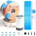 Creality 3D Printer Filament Bags, 8 Reusable 40x40 cm Vacuum Storage Bags with Electric Pump, Dustproof & Moisture-Proof for 3D Filament ABS PETG PLA