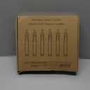 Homemory 7 Inches Flameless Taper Candles with Remote Timer, Short Led Candlesticks with 3D Flickering Light, Battery Operated Candles with Lifelike Flame for Wedding Home Xmas Decor, Ivory, 6 Pcs