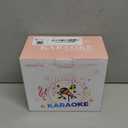 Jeefu Mini Karaoke Machine, Portable Bluetooth Karaoke Speaker with 2 Wireless Microphones, Singing Machine with Party Lights for Kids and Adults, Birthday Gifts for Girls Boys Family Home Party (Black 2 Mics)