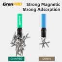 3 x GRENPRO Security Bit Set,Tamper Proof Torx Bit Set,Impact Driver Bit Set,1/4” Hex-Shank S2 Steel Mini Star Bits Set,CNC Machined Tips, 1” Long 50pack (TT25) Magnetic Torque Bit Set,With Storage Box