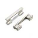 GOFFIDECO 10 Pack 4 Inch Length|3 Inch(76mm) Hole Center Brushed Satin Nickel Kitchen Cabinet Handles, Cabinet Pulls Kitchen Cabinet Hardware, Cupboard Pulls, Drawer Handles