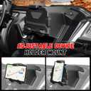 Electronic Device Tablet Phone GPS Holder Mount with Storage Box Organizer Tray for Honda Talon 1000R 1000X 1000X-4 (2019-2025) UTV Talon Accessories No Drilling Shockproof