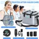 CUEME Cold Therapy Machine with Programmable Timer, Ice Machine for Knee After Surgery, Knee Replacement Recovery System, Cryotherapy Pain Relief, w/Compression Pad for Shoulder, Hip, Ankle and Foot