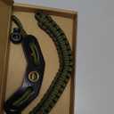 Bow Wrist Sling, 550 Paracord Strap Comfortable on Hand, Fit Compound Bow & Recurve (Green)