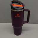 STANLEY Quencher H2.0 Tumbler with Handle and Straw 40 oz | Flowstate 3-Position Lid | Cup Holder Compatible for Travel | Insulated Stainless Steel Cup | BPA-Free | Plum