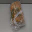 Homaxy Cloths Placemats for Dining Table Set of 6, Heat Resistant Washable Cotton Linen Blend Table Mats, Easy to Clean Place Mats for Indoor Outdoor Party Kitchen Decoration, 13" x 19", Amber