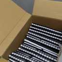 Kosiz 100 Pcs/50 Set Christian Gifts Bulk Include Spiral Notebook and Bible Verse Ballpoint Pen Prayer Scripture Notepad Grandparents Day Journal Gifts for Church Pastor Sunday School Teacher (Black)