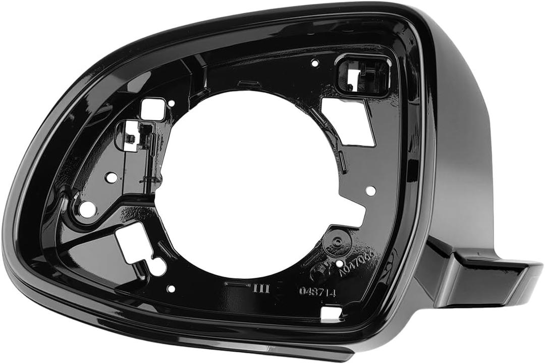 Driver Side Mirror Housing Frame Fit for BMW X3 G01 2018-2024/X4 G02 2019-2023/X5 G05 2019-2024/X6 G06 2020-2024/X7 G07 2019-2024, Left Side Mirror Cover Supporting Ring, Replace 51167468241