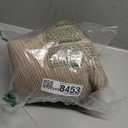 DII Crochet Collection Reversible Bath Mat, Round, 27.5" Diameter, Off-White