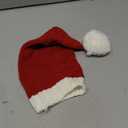 Baby Santa Hat Christmas for Baby Toddler Infant Newborn Washable Fade-restant Knitted Santa Hat Soft Warm Long for New Year Festive Holiday Party Indoor Outdoor Winter Red