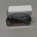 Red Christmas Truck Snow Winter Acrylic Paper Napkin Holder for Table, Kitchen Tissue Paper Dispenser Cocktail Napkin Holder for Dining Table, Party Guest, Bathroom