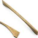 Asidrama 10 Pack 10 Inch(254mm) Antique Brass Kitchen Cabinet Handles, Cabinet Pulls Kitchen Cabinet Hardware for Cupboard Drawer Pulls (10" Hole Center)