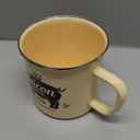 Bacon Grease Container With Strainer, 46OZ Large Enamel Grease Container, With Silicone Spatula, Farmhouse Bacon Grease Keeper, Cooking Oil Container For Kitchen Fat Storage, Dishwasher Safe-Beige