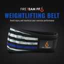 Weight Lifting Belt for Men and Women, 6 Inch, Bodybuilding & Fitness Back Support for Cross Training Workout, Squats, Lunges