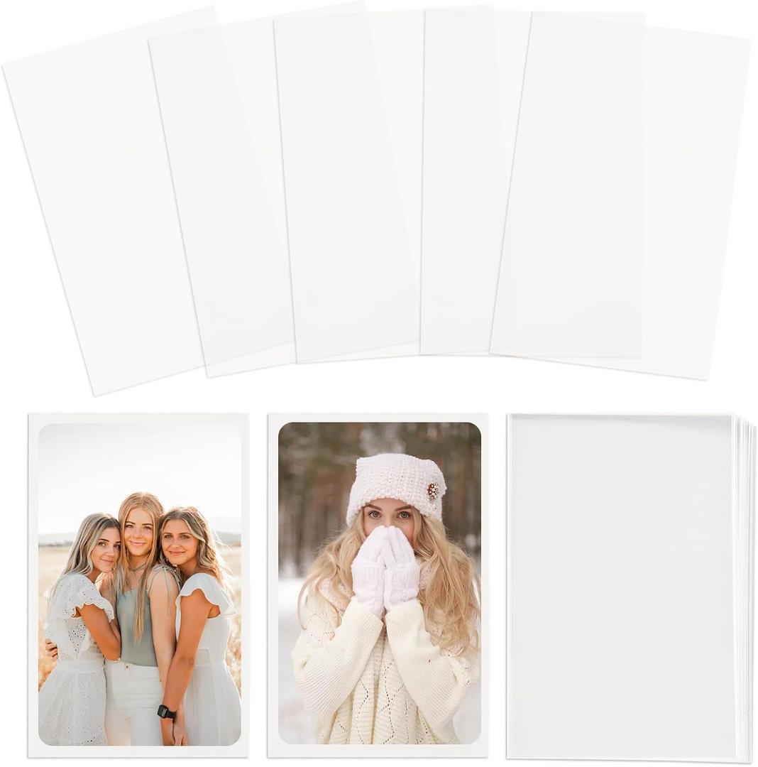 3 x 400 Pack Photocard Sleeves 58x89mm Clear Card Protectors